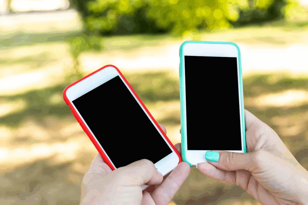 Two smartphones side by side, symbolizing how to switch phones without losing data